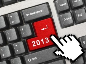 Computer keyboard with 2013 key