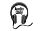 Audio Only icon