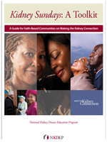 Cover image of the Kidney Sundays toolkit