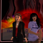 ena Ball and Michelle Samplin-Salgado in Second Life