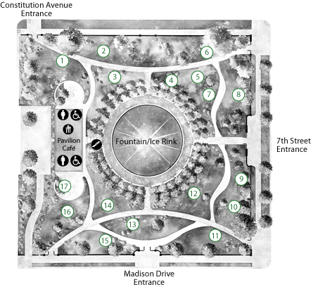 Sculpture Garden Map