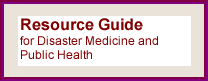 Resource Guide for Disaster Medicine and Public Health logo