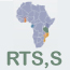 Map of Africa with RTS,S text