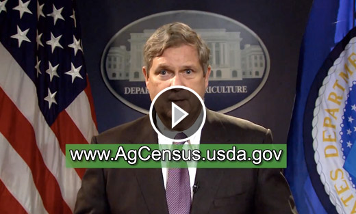 VIDEO: Secretary of Agriculture Thomas Vilsack says it's not too late to respond to the 2012 Census of Agriculture.