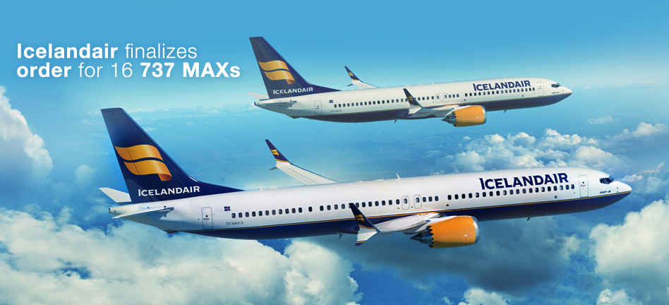 Icelandair finalizes order for 16 737 MAXs