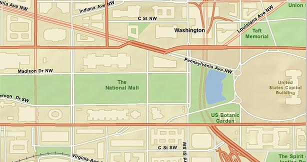 Map of Downtown DC