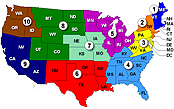 Clickable Regional office Map