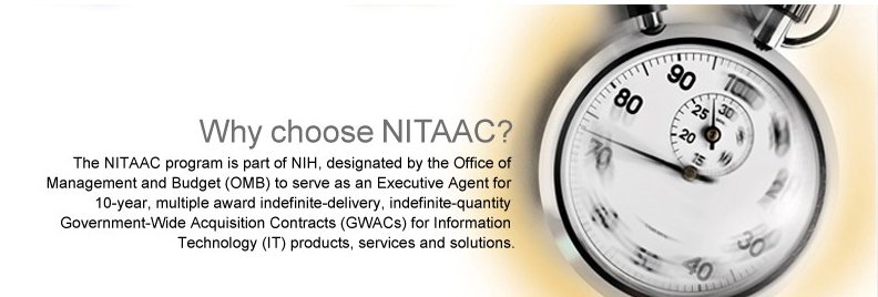 Why choose NITAAC?