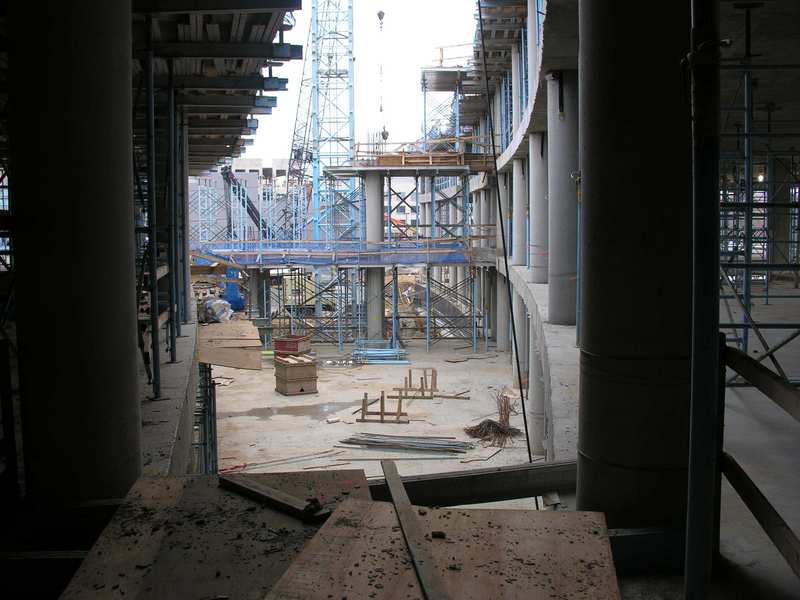 View of atrium from 2nd floor looking east 