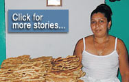 El Salvador - Loans enabled this small businessowner to increase sales and establish a permanent location   ...  Click for more stories...