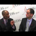 Phill Wilson and Miguel Gomez at AIDS 2012