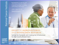 Cover of OBBR: 'Setting the Standards and Creating the Infrastructure for High Quality Biospecimens'