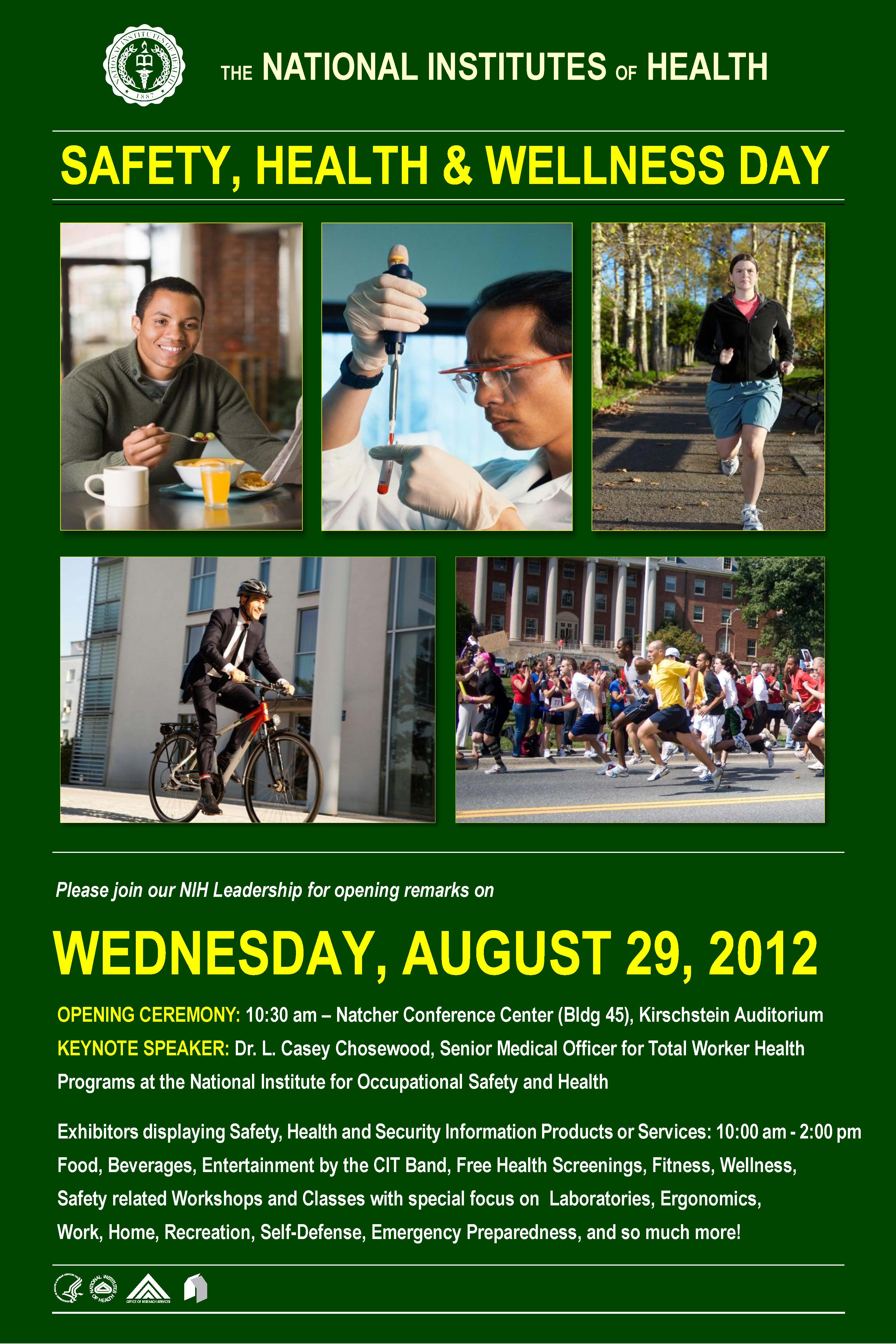 Safety, Health & Wellness Day Poster