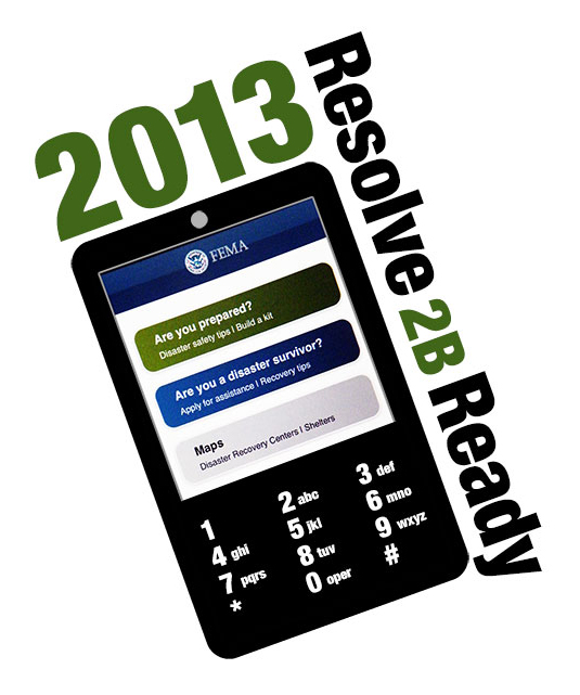 Resolve 2B Ready 2013 with cellphone display