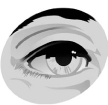 Graphic image of eye