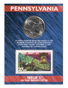 State Quarter&reg; and Stamp: Pennsylvania