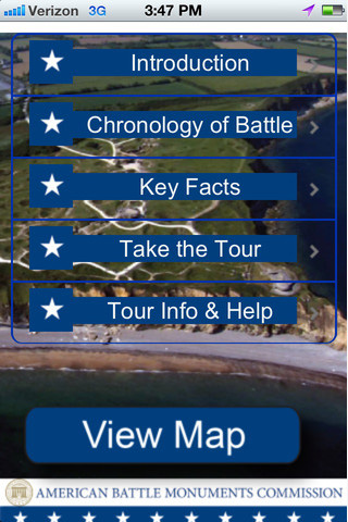 App from the American Battle Monuments Commission