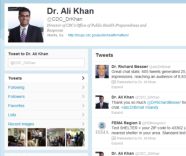 Image of Dr. Ali Khan's Twitter page