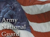 Army National Guard - Picture of US Flag and soldiers