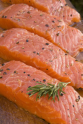 salmon filets