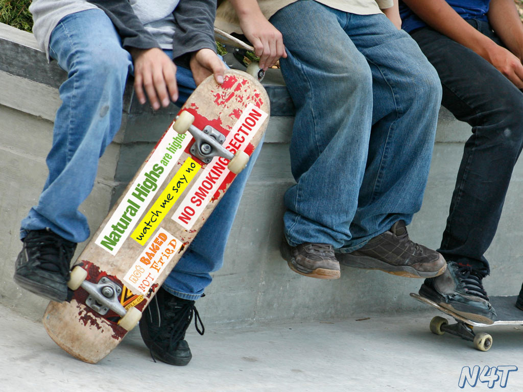 Skateboarders