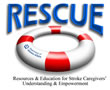 Logotipo alternativo del flotador salvavidas para el Proyecto de RESCUE