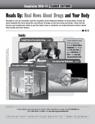 Picture of Heads Up: Real News About Drugs and Your Body – Year 10-11 Compilation for Teachers