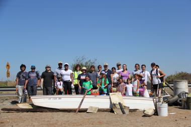 Coastal Cleanup aftermath: diverse volunteers