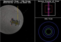 Rhea-2 Flyby Animation