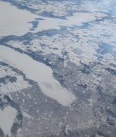 Flying over Barrie Ontario