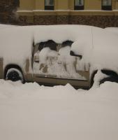 Car Buried in Snow
