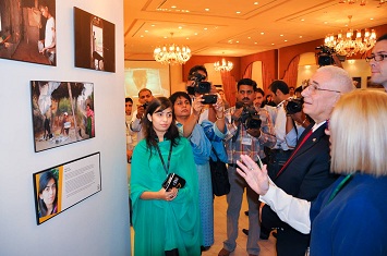 USAID Pakistan's Acting Mission Director Rodger Garner inaugurated a photo exhibition.