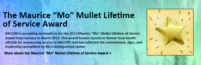The Maurice Mo Mullet Lifetime of Service Award