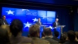 Chủ tịch Hội đồng châu Âu Herman Van Rompuy và Chủ tịch Ủy hội châu Âu Jose Manuel.Barroso