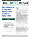 Amphetamine Treatment Admissions Increase: 1993-1999 