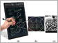 Illustration showing how liquid crystal molecules become images in the Boogie Board eWriter.