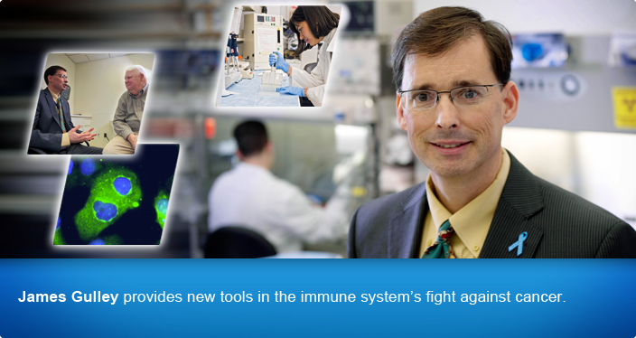James Gulley provides new tools in the immune system's fight against cancer.