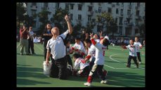 Cal Ripken in Shanghai as a Sports Envoy: The Division has assessed the SportsUnited program globally, here Sports Envoy Cal Ripken conducts a youth clinic in Shanghai