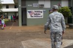 FORT SHAFTER, Hawaii-- As he walks through the halls of Gustav H. Webling Elementary...