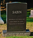 Lt. Col. Albert Bruce Sabin grave