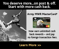 Army MWR Mastercard (External Link)