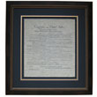 N-06-BILL_BLACK - Professionally Framed Black-Beaded Bill of Rights
