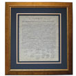 N-06-DOI_GOLD - Professionally Framed Gold-Beaded Declaration of Independence