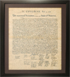 N-06-7058F - Poster Framed Declaration of Independence