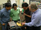 Photo, left-to-right, of Vijay Srivastava, Kanwal Bhatti, Yintao Song and Richard James.