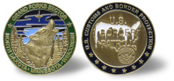 Image of the Grand Forks Sector Challenge Coin