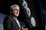 Secretary of the Navy Ray Mabus speaks to attendees at the 2011 Energy Innovation Summit in Washington, DC. | Energy Department photo.