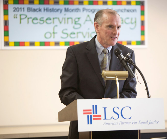 LSC President James J. Sandman