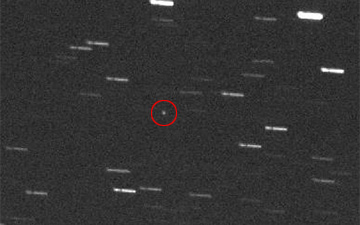 This image of asteroid 2012 DA14 was taken by the FRAM Telescope in Argentina.