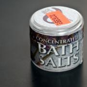 Tin of bath salts 